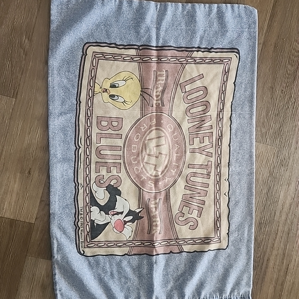 Vintage looney tunes pillow case